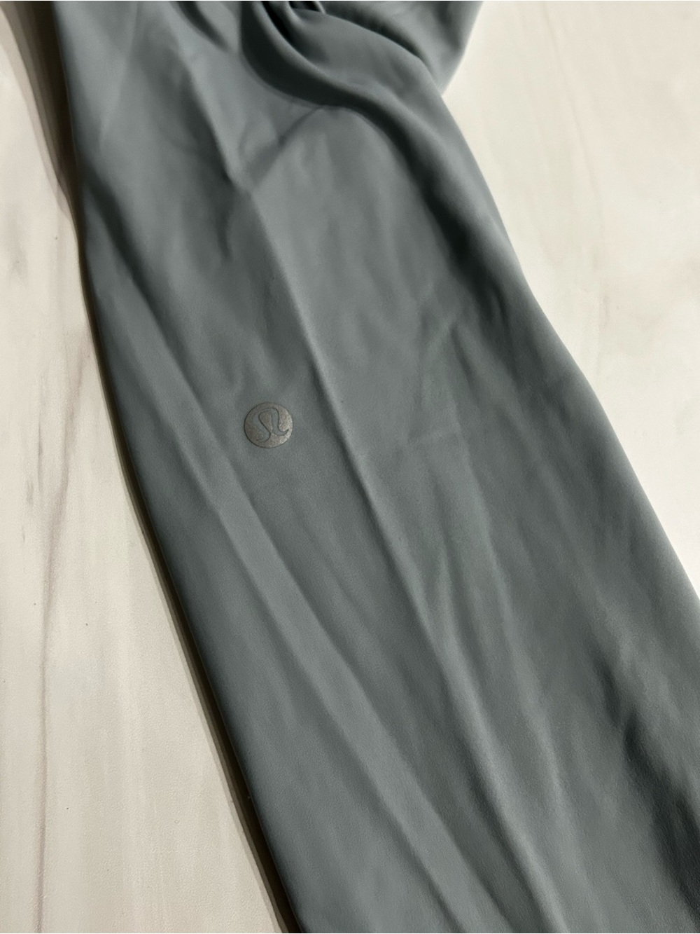 Lululemon fast and free blue cast legging 25" Size 4 light teal - Picture 7 of 10